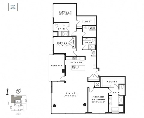 a floor plan of a house